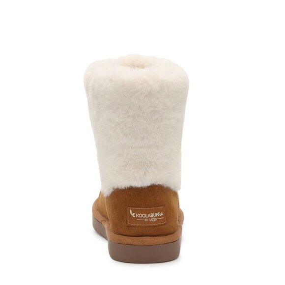 NIB Koolaburra By UGG Aubrei Short Boot - Kids' - Chestnut - Size 5 - Picture 4 of 14